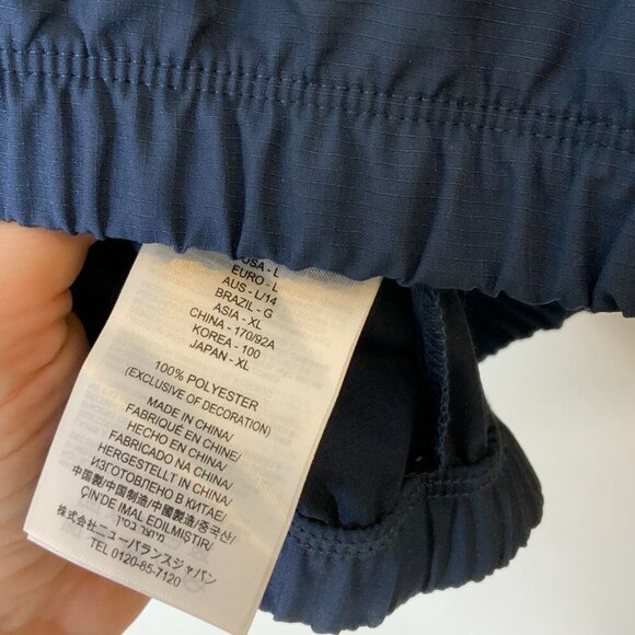 New Balance Color Block‎ Windbreaker Jacket White Yellow Blue Full Zip Front L - Picture 4 of 9